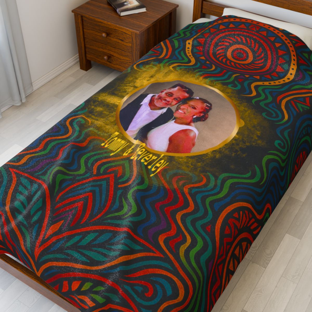 African Vibe Blanket/throw - Personalize it ! - BeeBeeBuys