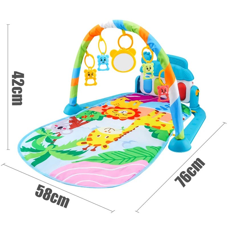 Baby Fitness Stand Music Play Gym Activity Toys Newborn P - BeeBeeBuys