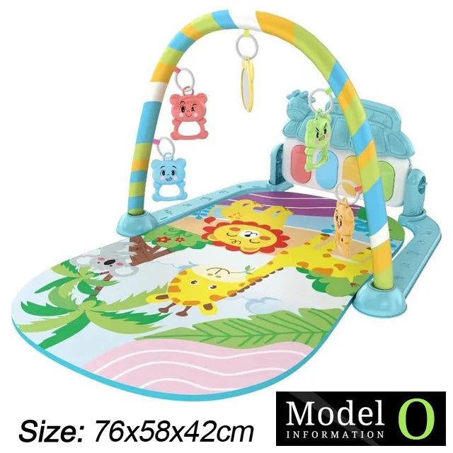 Baby Fitness Stand Music Play Gym Activity Toys Newborn P - BeeBeeBuys