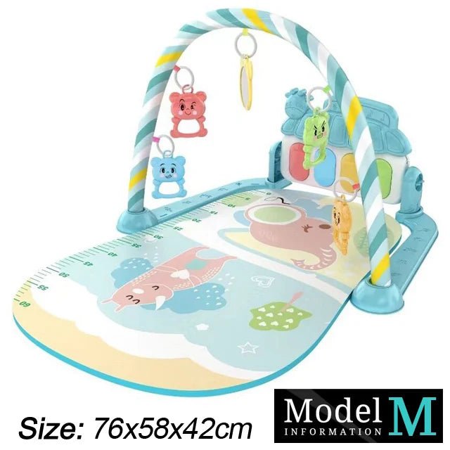 Baby Fitness Stand Music Play Gym Activity Toys Newborn P - BeeBeeBuys