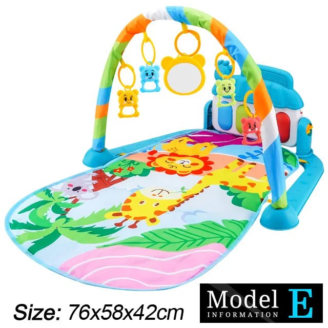 Baby Fitness Stand Music Play Gym Activity Toys Newborn P - BeeBeeBuys