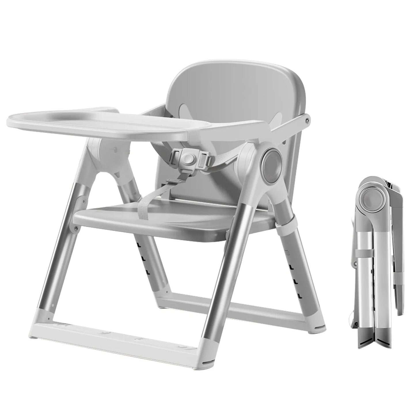 Baby Folding Booster Seat High Chair For Dining - BeeBeeBuys
