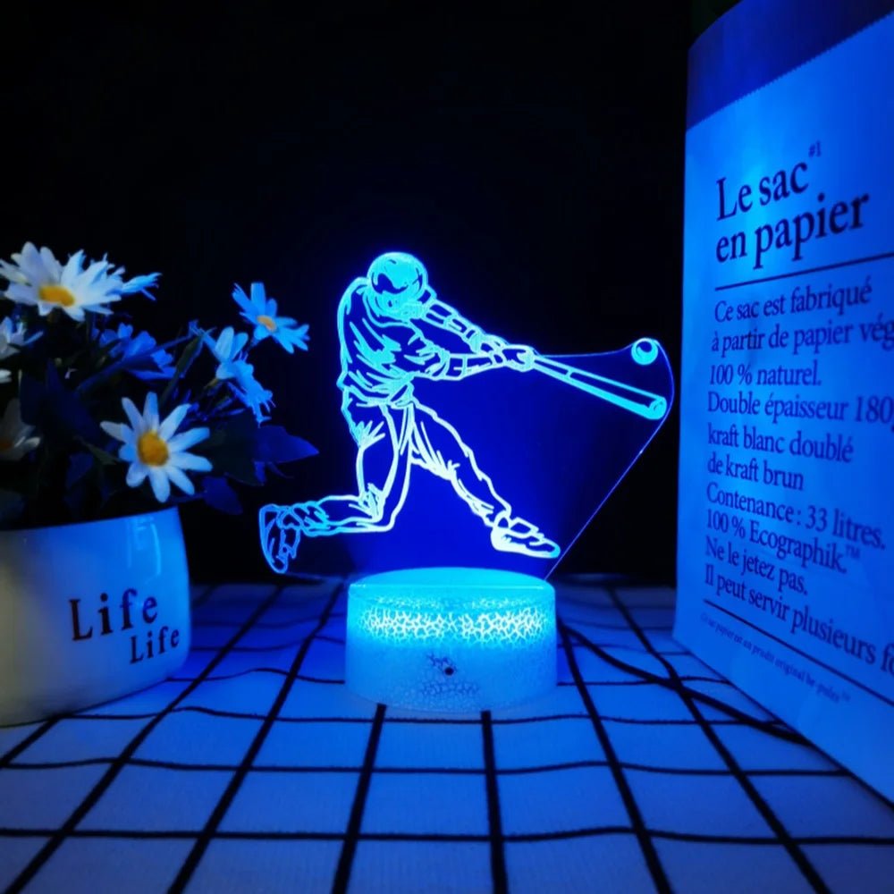 Basketball and Football shaped Night light 3D - BeeBeeBuys