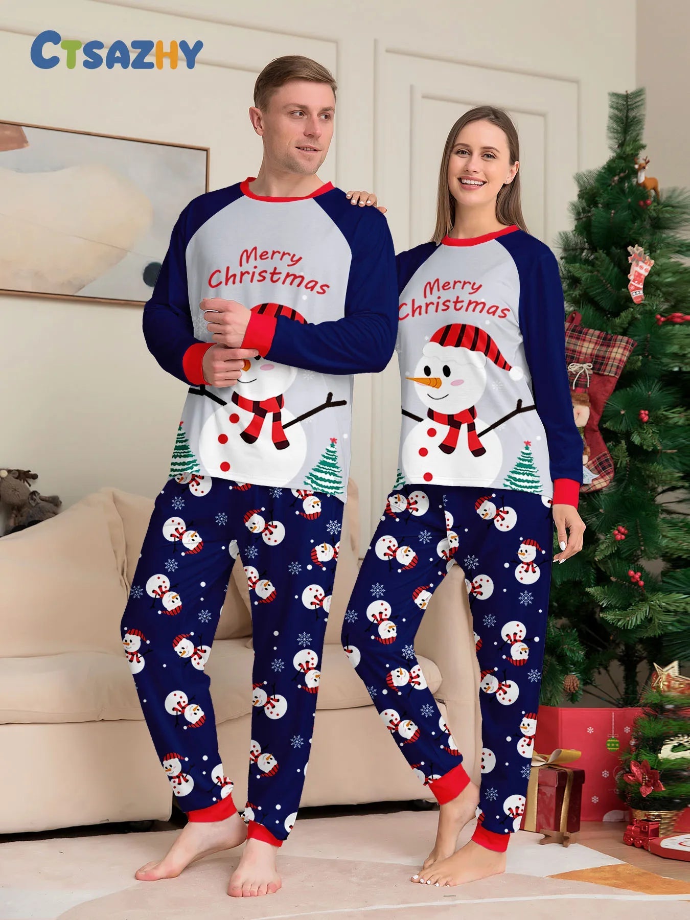 Christmas Couple Pajamas Set - BeeBeeBuys
