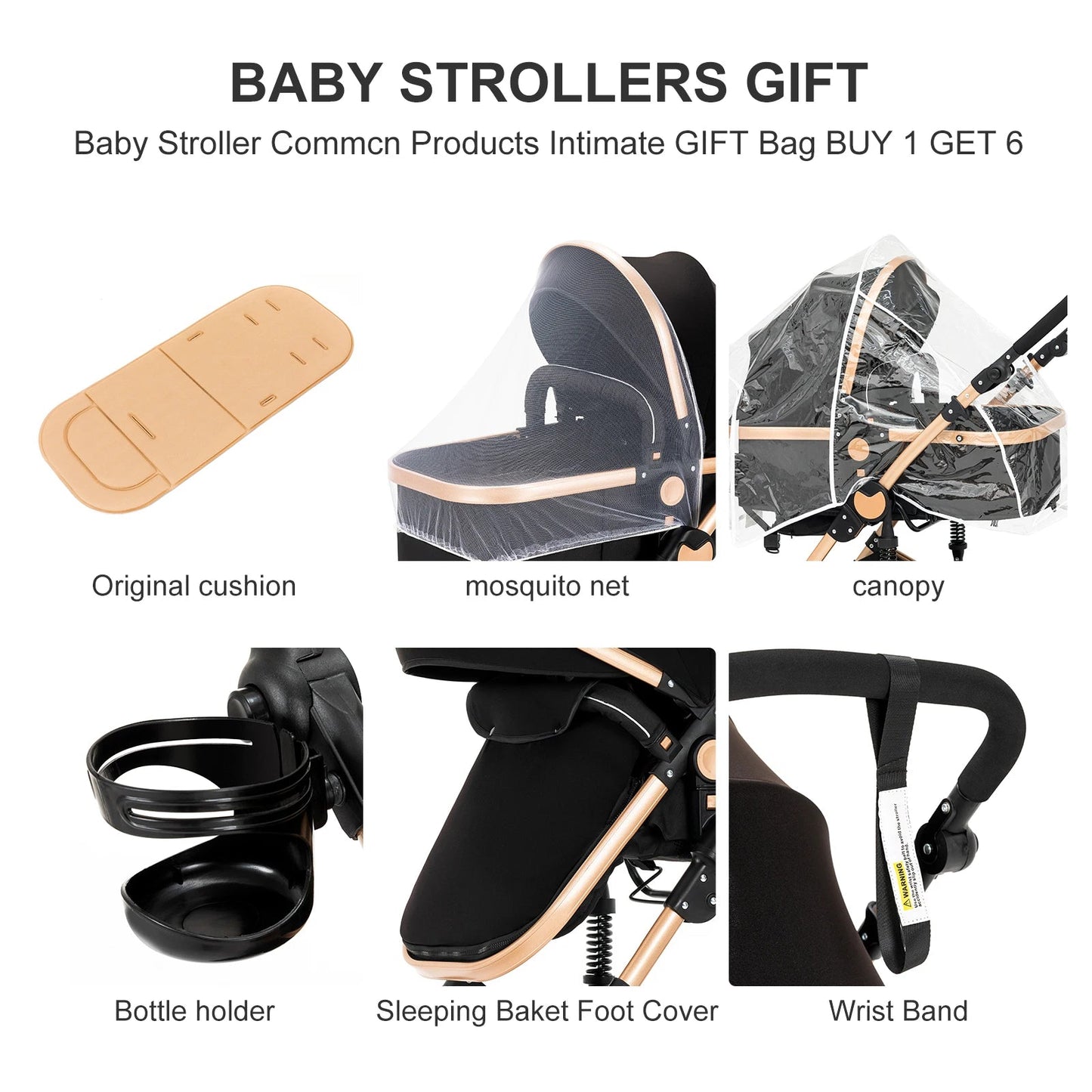 Comfort Baby Stroller 3 in 1 Child Safety Seat With ISOfix - BeeBeeBuys