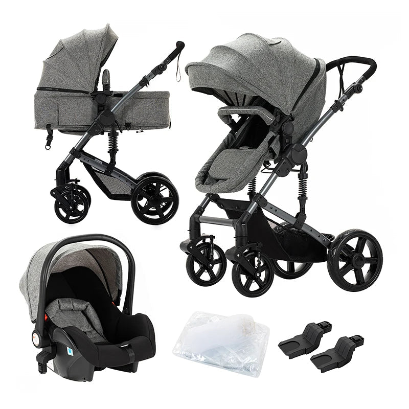 Comfort Baby Stroller 3 in 1 Child Safety Seat With ISOfix - BeeBeeBuys
