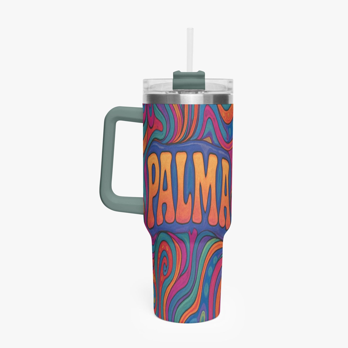 Cosmic Psychedelic 40oz Stainless Steel Car Tumbler - BeeBeeBuys