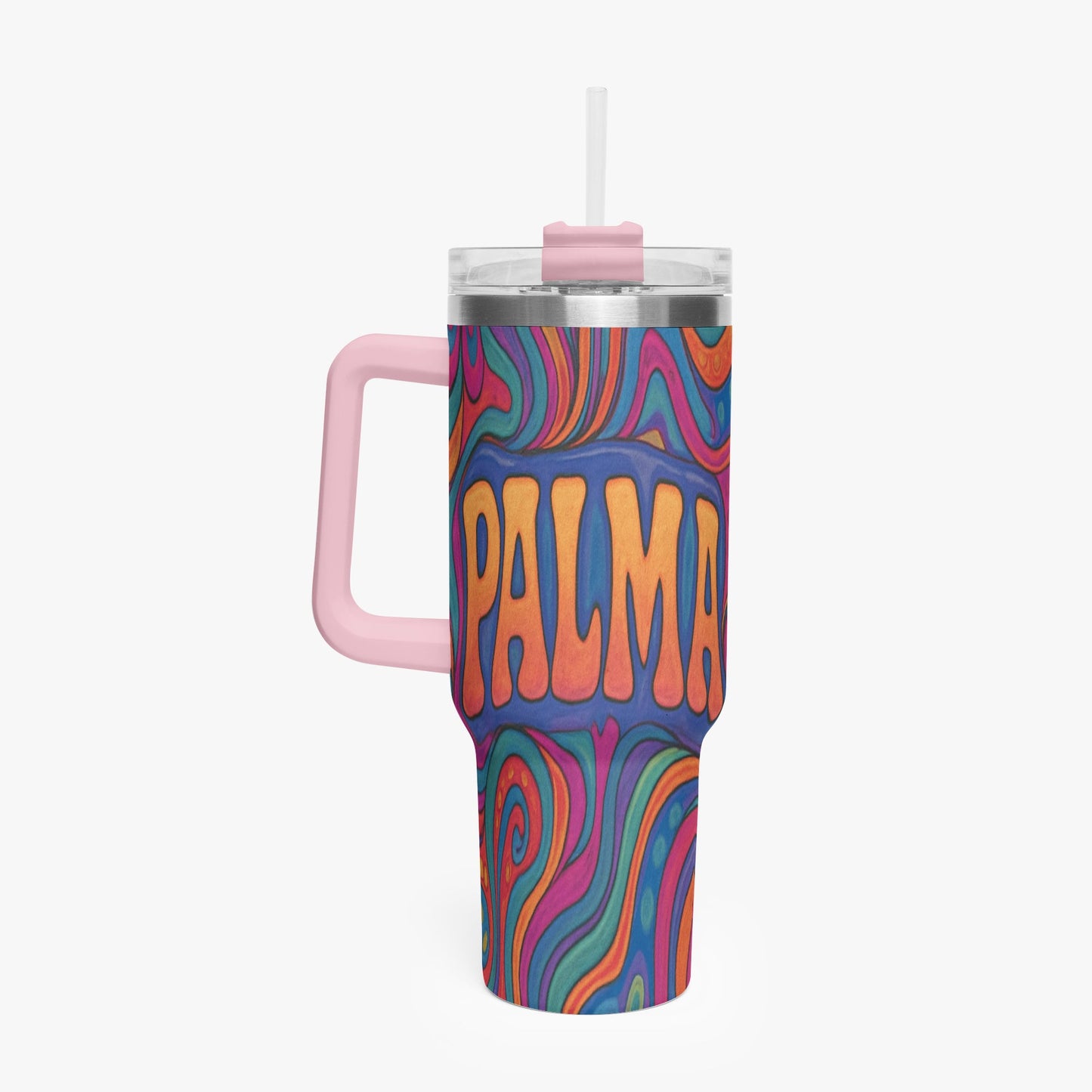 Cosmic Psychedelic 40oz Stainless Steel Car Tumbler - BeeBeeBuys