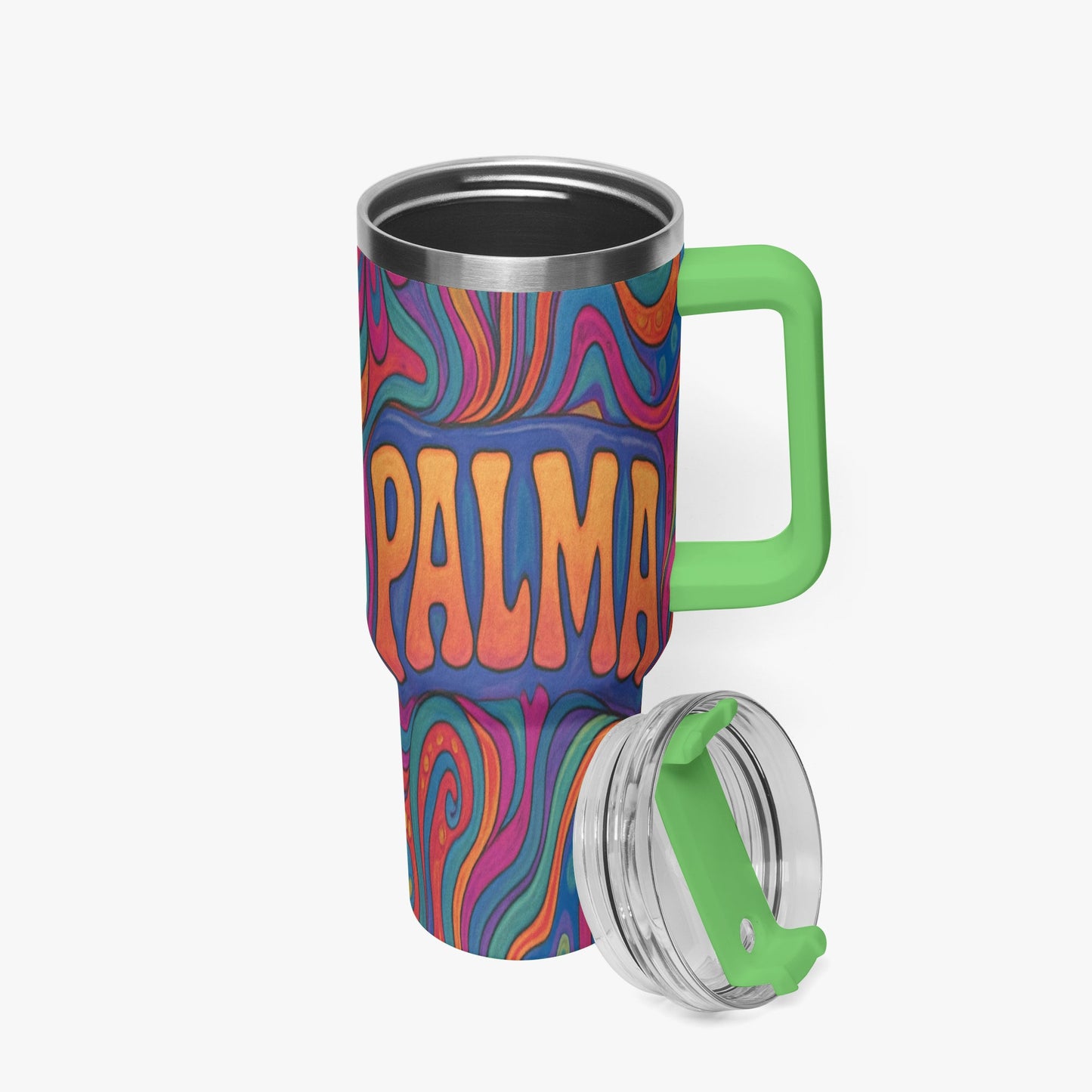 Cosmic Psychedelic 40oz Stainless Steel Car Tumbler - BeeBeeBuys