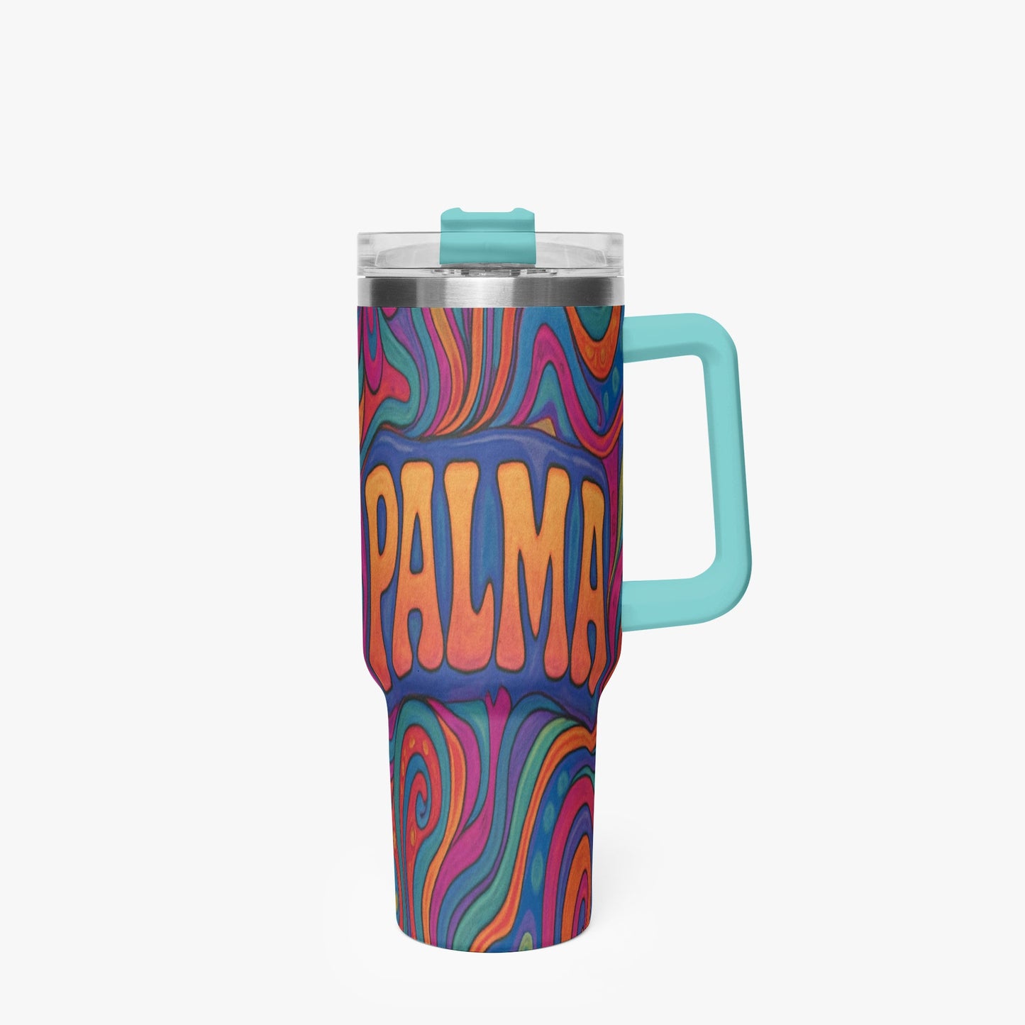 Cosmic Psychedelic 40oz Stainless Steel Car Tumbler - BeeBeeBuys