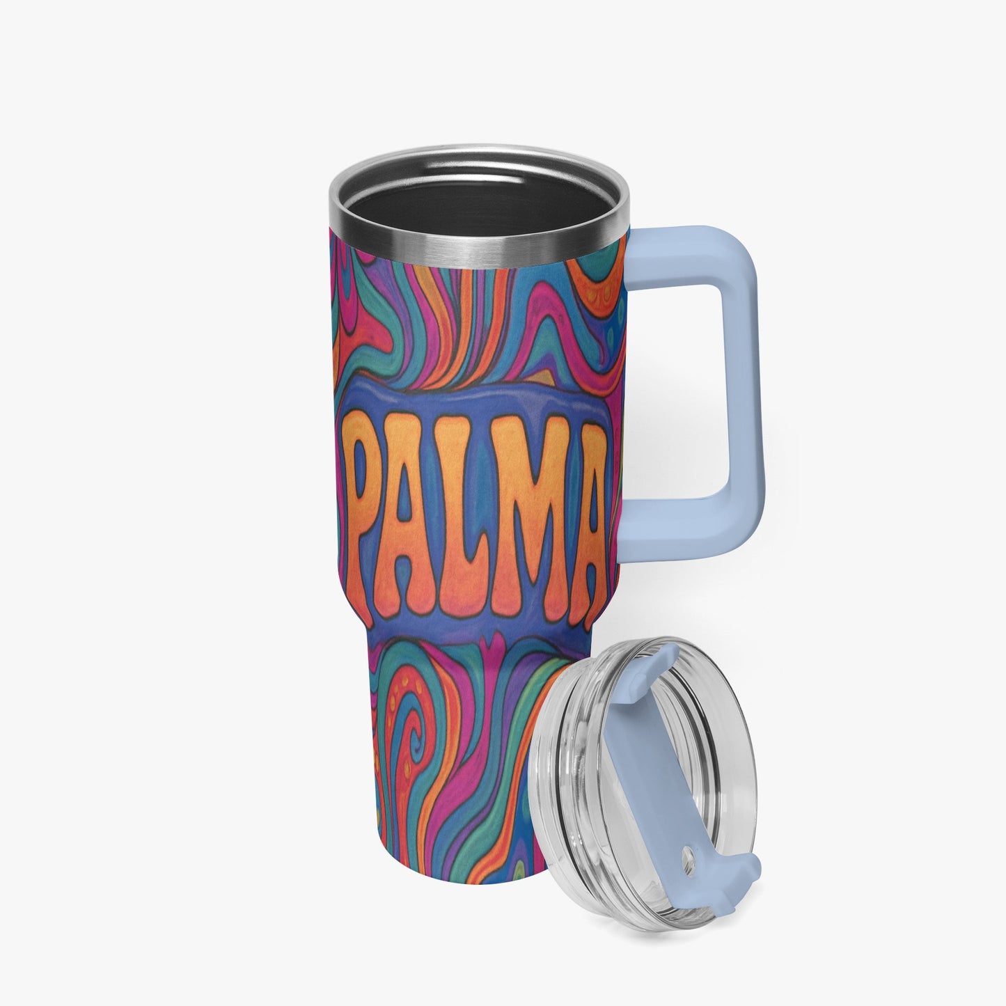 Cosmic Psychedelic 40oz Stainless Steel Car Tumbler - BeeBeeBuys