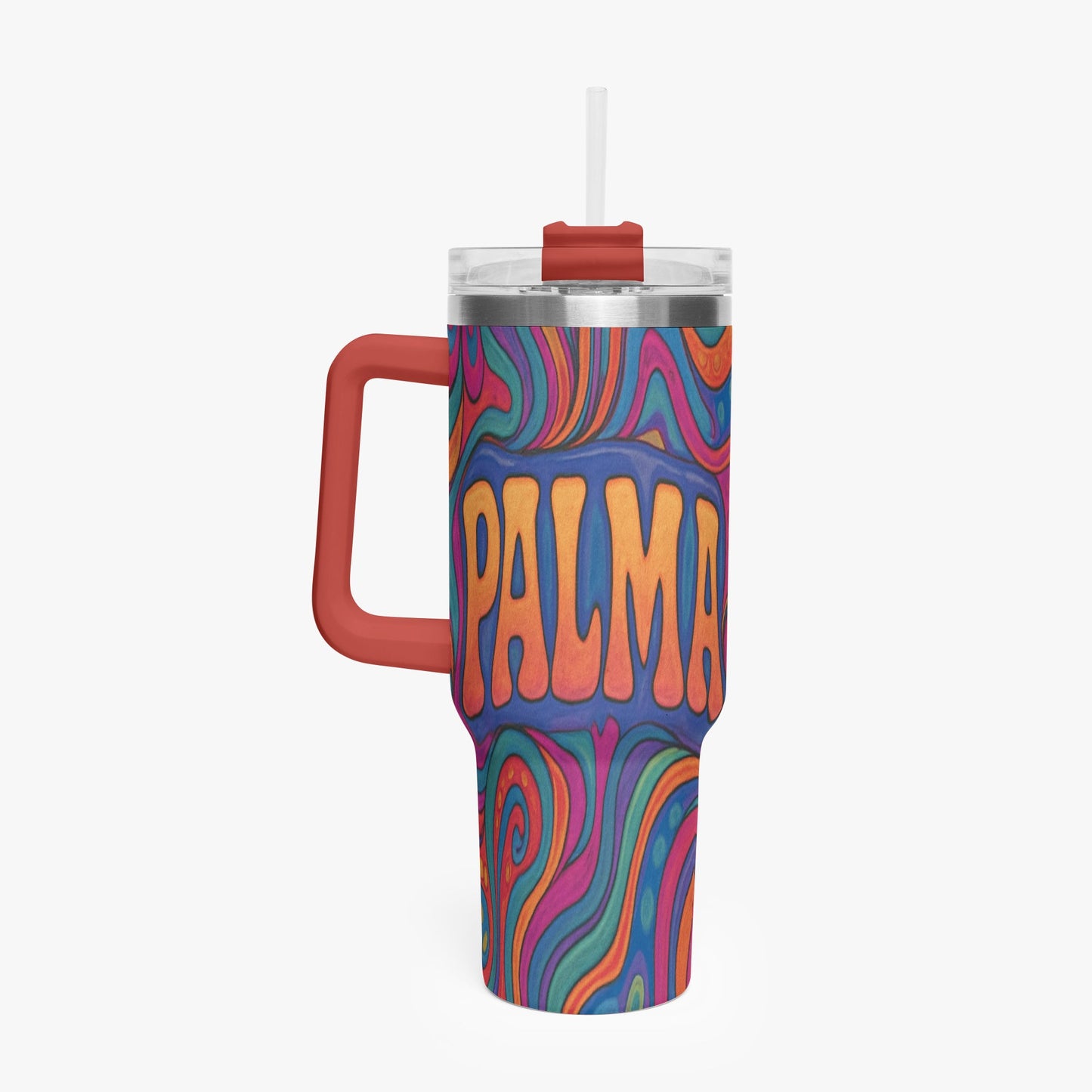 Cosmic Psychedelic 40oz Stainless Steel Car Tumbler - BeeBeeBuys