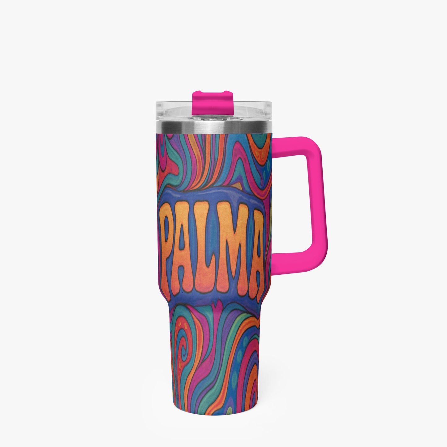 Cosmic Psychedelic 40oz Stainless Steel Car Tumbler - BeeBeeBuys