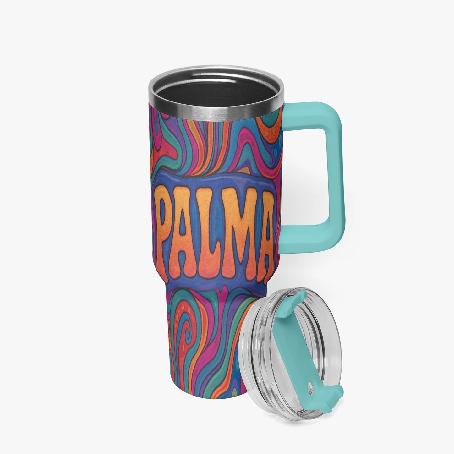 Cosmic Psychedelic 40oz Stainless Steel Car Tumbler - BeeBeeBuys