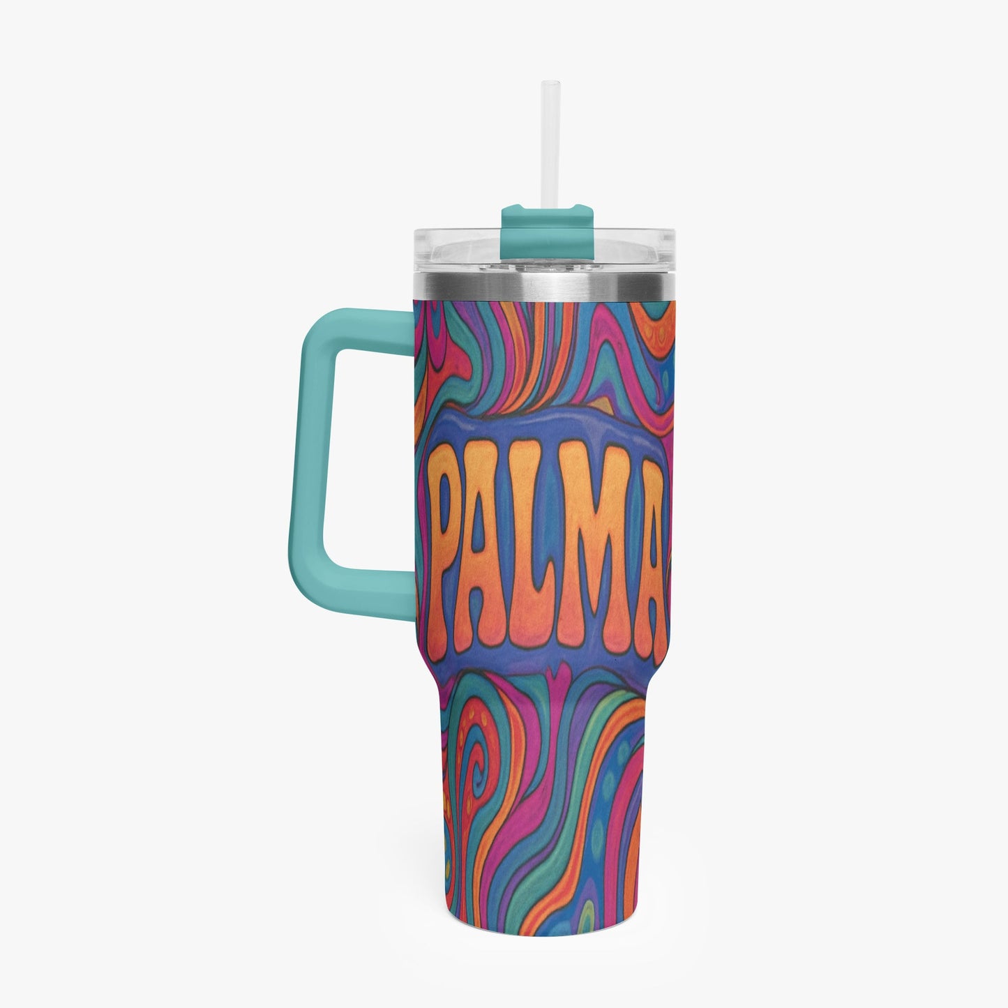 Cosmic Psychedelic 40oz Stainless Steel Car Tumbler - BeeBeeBuys