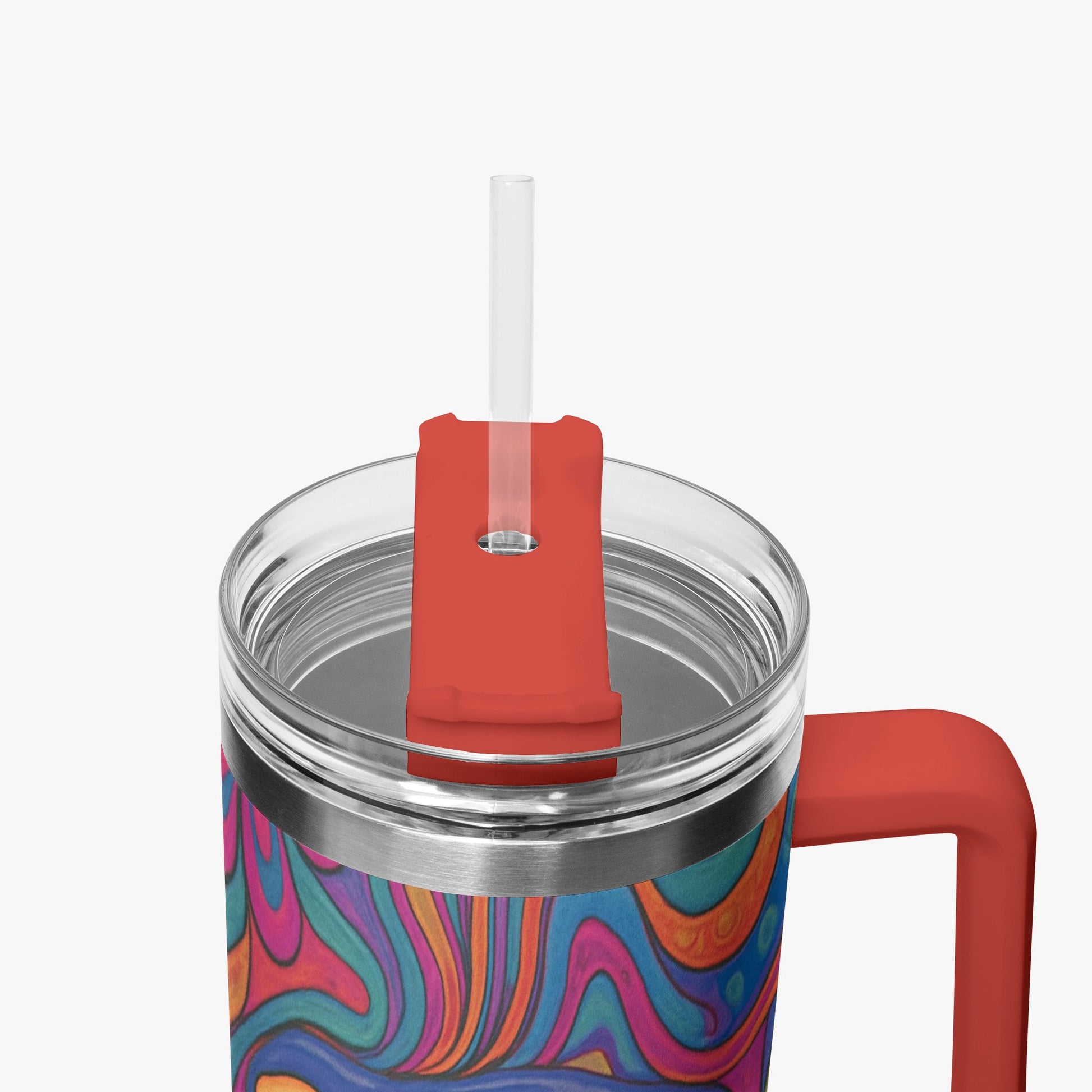 Cosmic Psychedelic 40oz Stainless Steel Car Tumbler - BeeBeeBuys