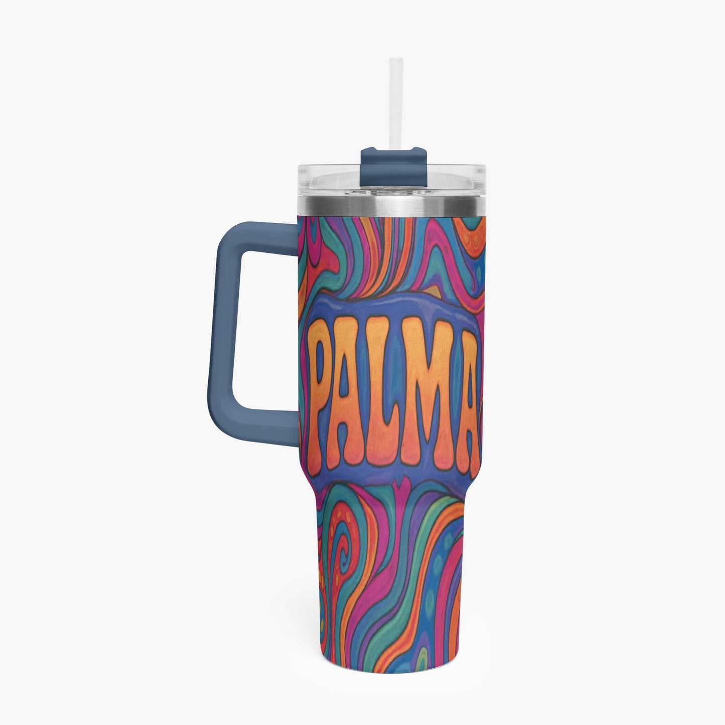 Cosmic Psychedelic 40oz Stainless Steel Car Tumbler - BeeBeeBuys