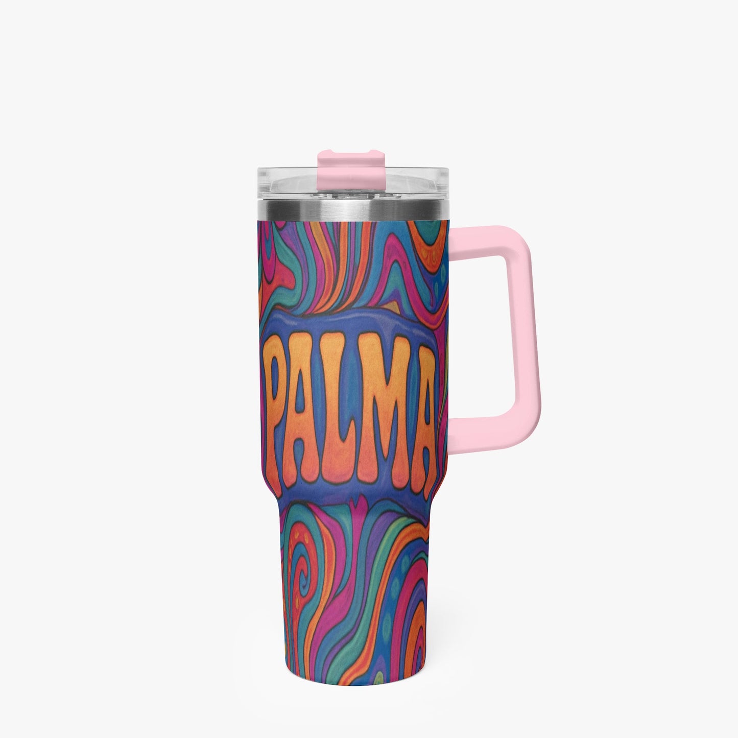 Cosmic Psychedelic 40oz Stainless Steel Car Tumbler - BeeBeeBuys