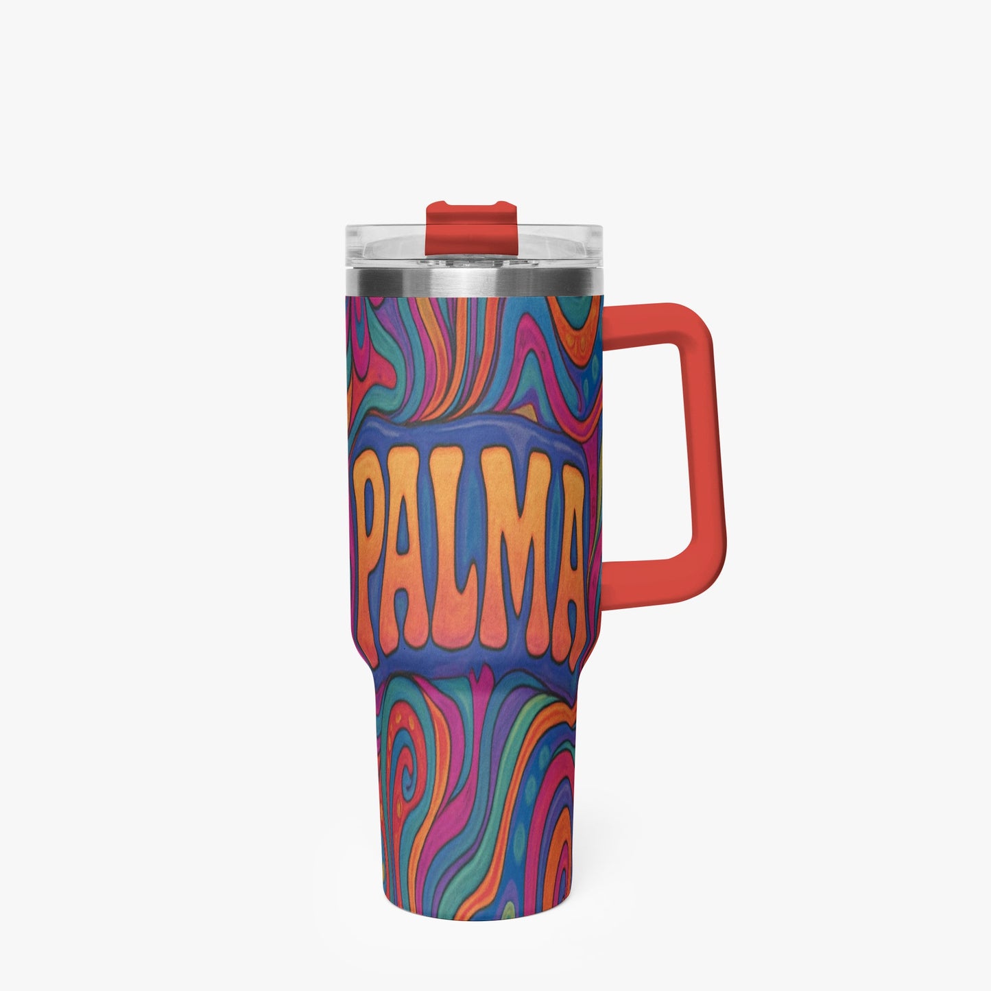 Cosmic Psychedelic 40oz Stainless Steel Car Tumbler - BeeBeeBuys
