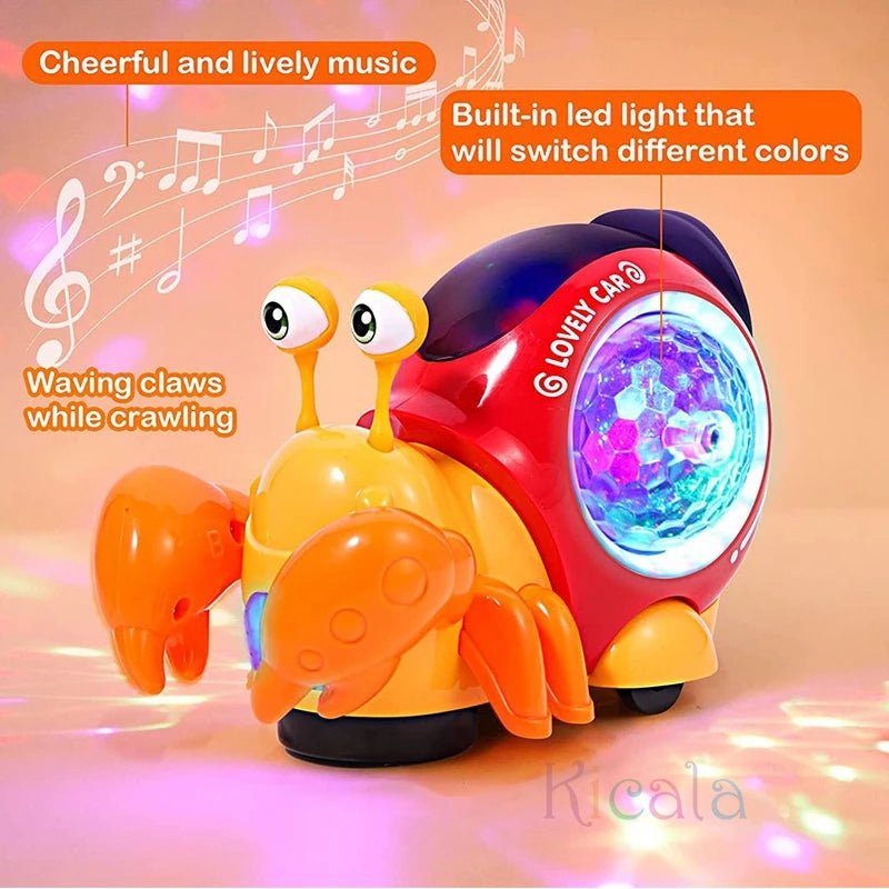 Crawling Crab Baby Toy Crawling Crab Baby Toys With Music - BeeBeeBuys