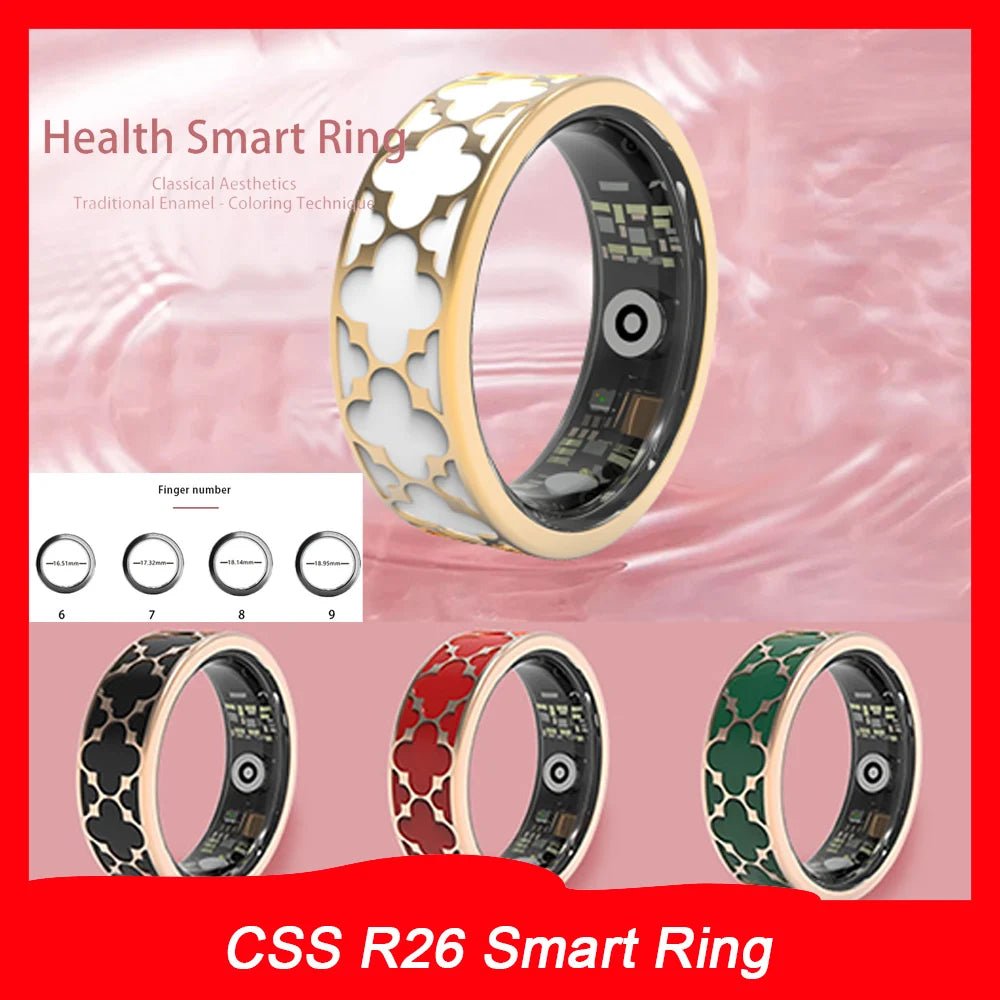 CSS R26 Smart Ring - Heart Rate/Blood Oxygen/Sleep Monitor - BeeBeeBuys