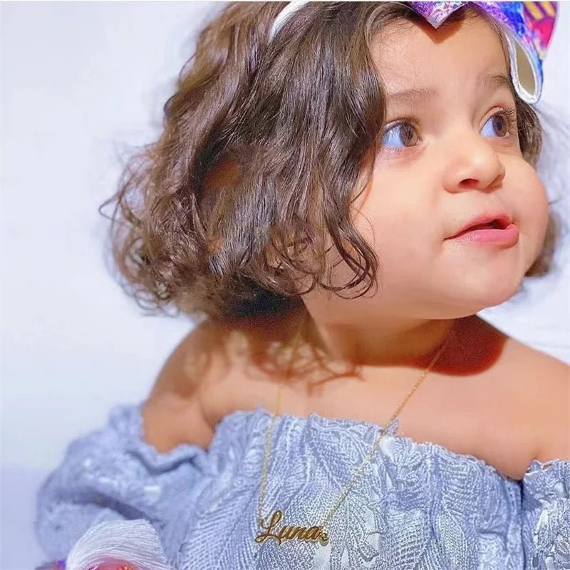 Customized Name Chain For Women Children's Baby Girl's - Buy One Get One 🔥 - BeeBeeBuys