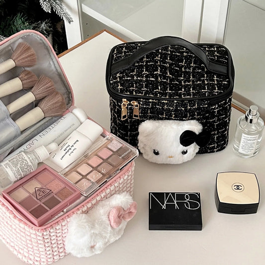 Cute Girls First Makeup Bag Portable Large Capacity Storage Bag - BOGO 🔥 - BeeBeeBuys