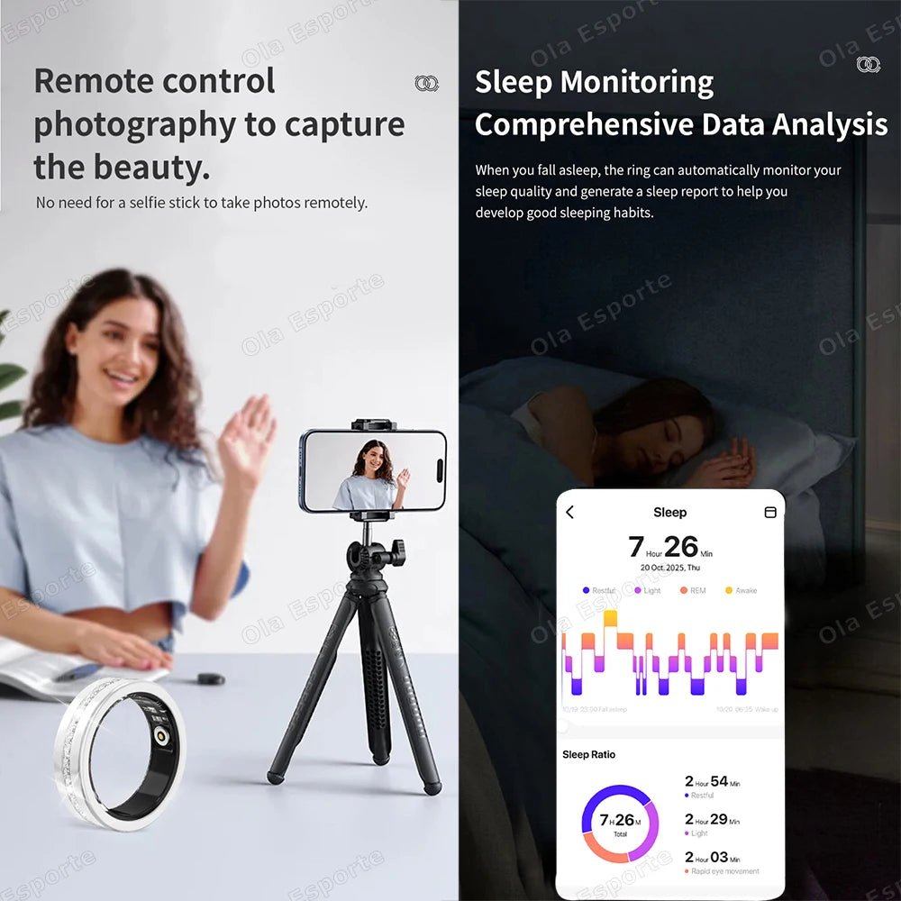 Diamond Fashion Women Smart Ring - BeeBeeBuys