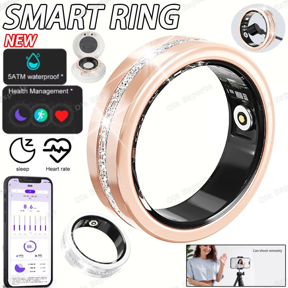 Diamond Fashion Women Smart Ring - BeeBeeBuys