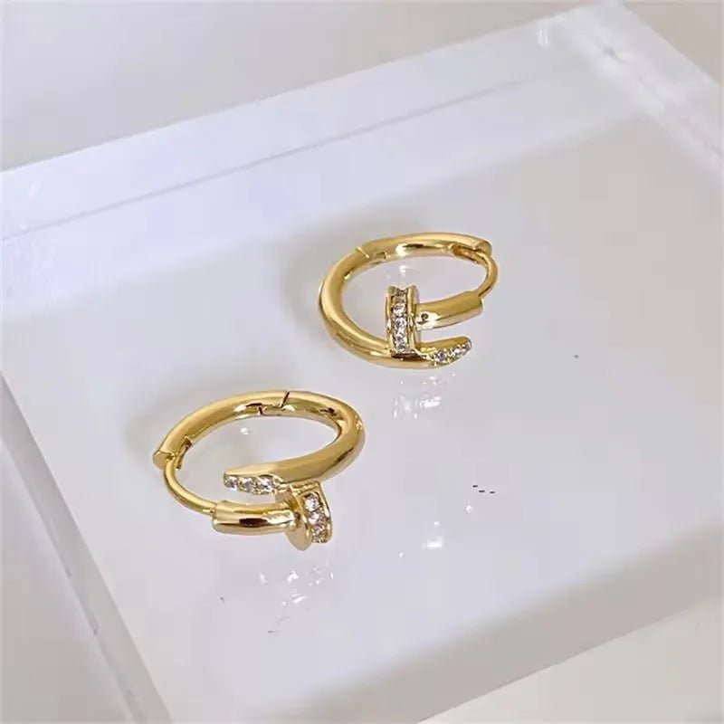 Ear Buckle Round Circle Hoop Earring for Women - Buy One Get One Free 🔥 - BeeBeeBuys