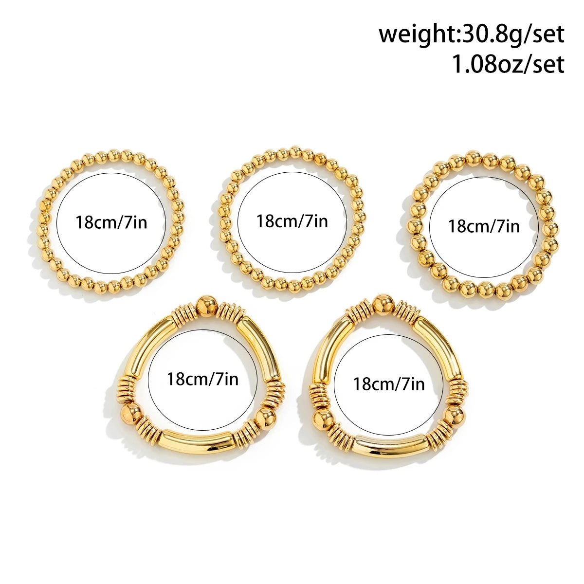 Exaggerated Punk Big Ball Chain Bracelets - Buy one get one 25% off - code "25% off" at checkout - BeeBeeBuys