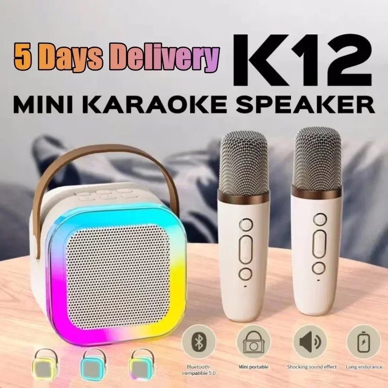 Home Karaoke 2025 K12 Microphone Integrated Mic - BeeBeeBuys