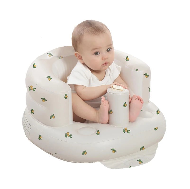 Inflatable Baby Seat with Built r Babies 3 - 36 Months,Built in Air Pump - BeeBeeBuys