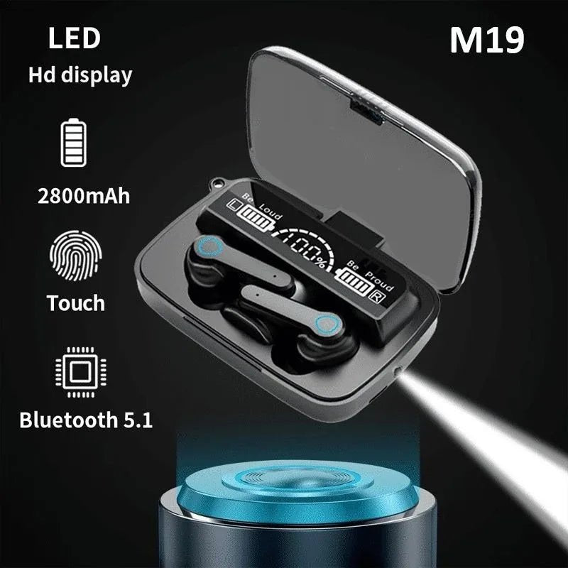 Intelligente Touch Control Wireless Bluetooth - LED Display With Mic - BeeBeeBuys
