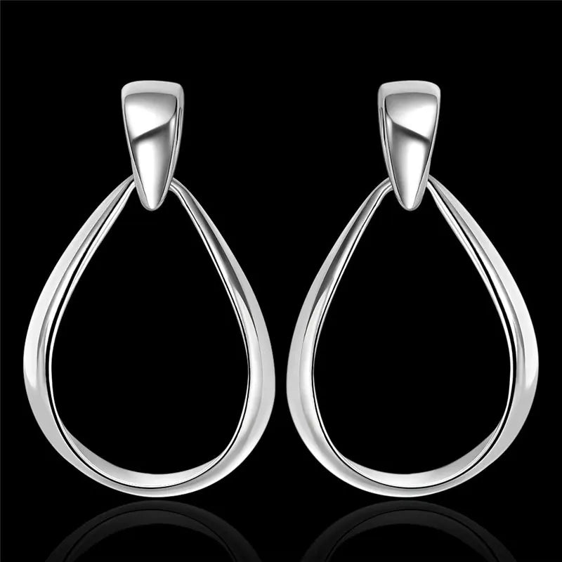 Luxury 925 Sterling Silver Fine U Earrings For Women - BOGO 🔥 - BeeBeeBuys
