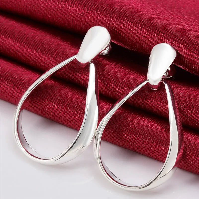 Luxury 925 Sterling Silver Fine U Earrings For Women - BOGO 🔥 - BeeBeeBuys