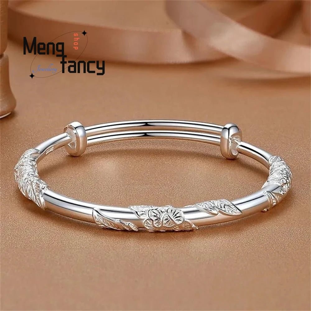 Luxury Floral Vintage Sliding Bangle - Buy One Get One Free 🔥 - BeeBeeBuys