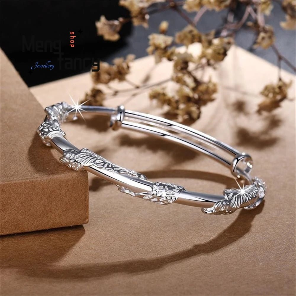 Luxury Floral Vintage Sliding Bangle - Buy One Get One Free 🔥 - BeeBeeBuys