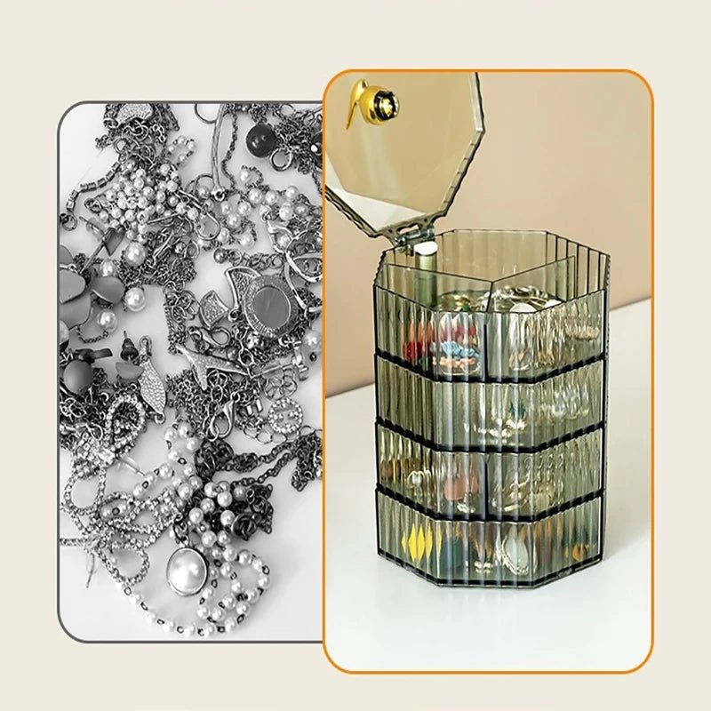 Makeup Storage Rack Bracelet Earring with Cover - BeeBeeBuys