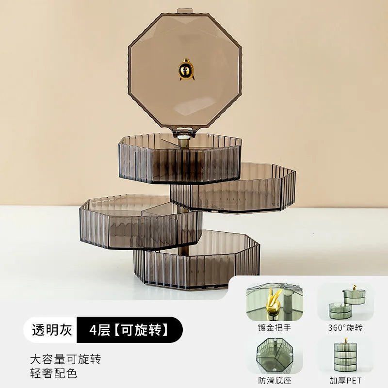 Makeup Storage Rack Bracelet Earring with Cover - BeeBeeBuys