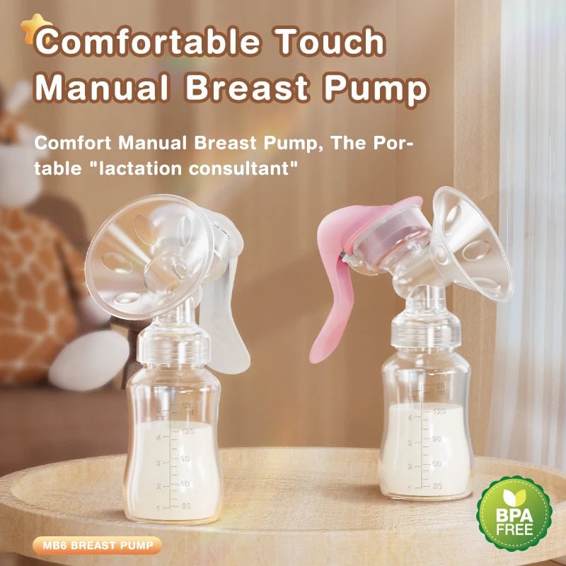 MAMIJOY manual breast Baby Nipple Manual Suction Milk Pump - BeeBeeBuys