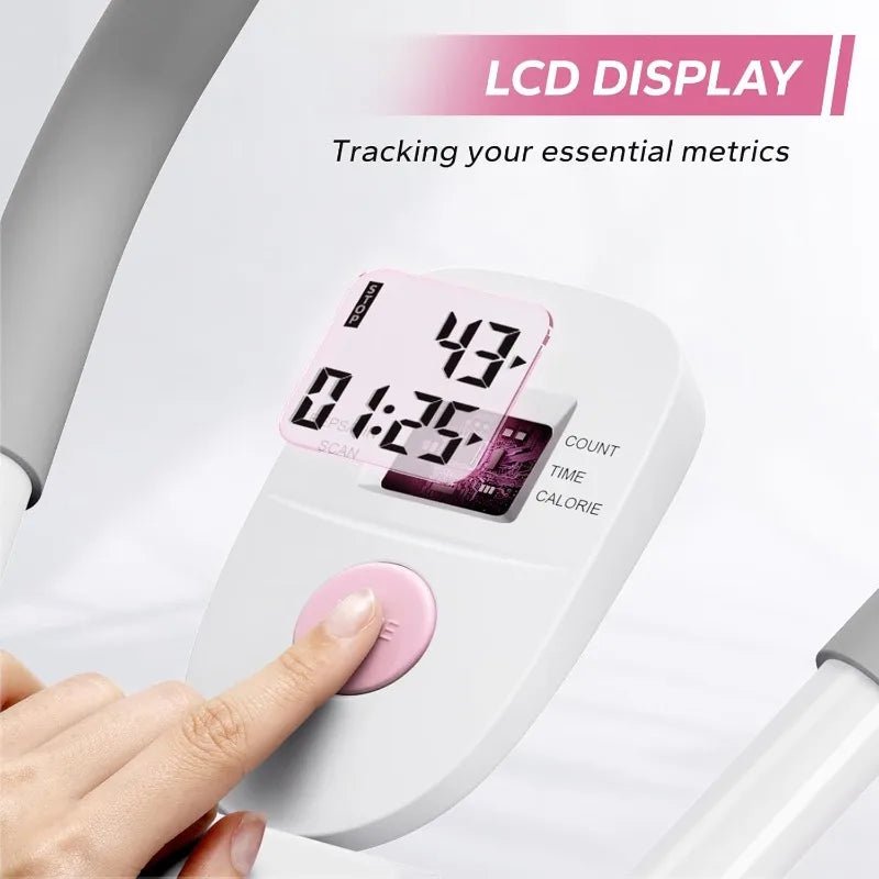 MERACH Ab Machine, Ab Workout Equipment, Adjustable Ab Trainer Machine for Abs Workout at Home Gym, Foldable, Knee Protection - BeeBeeBuys