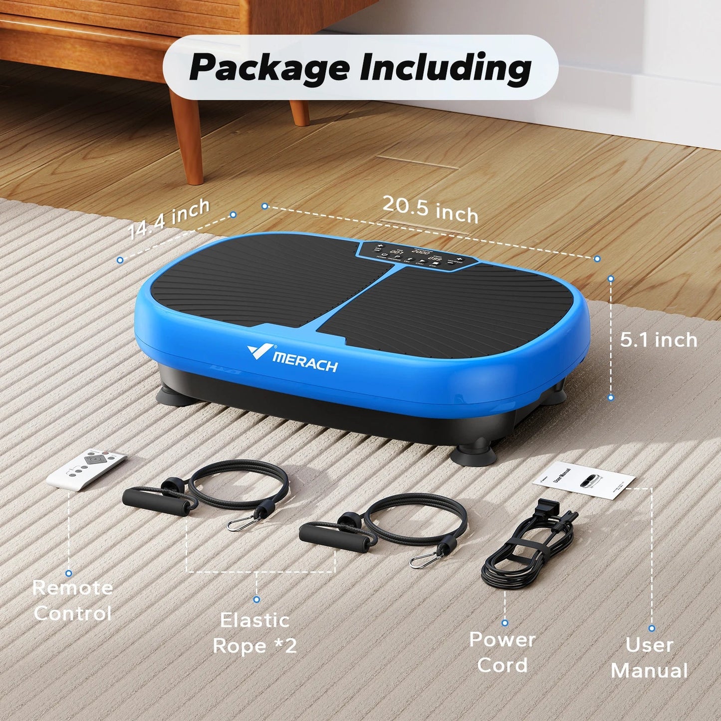 MERACH EMS Vibration Plate Exercise Machine for Lymphatic Drainage Relieve Pain Help Sleep Fat Burning&Weight Loss Exercise Fit - BeeBeeBuys