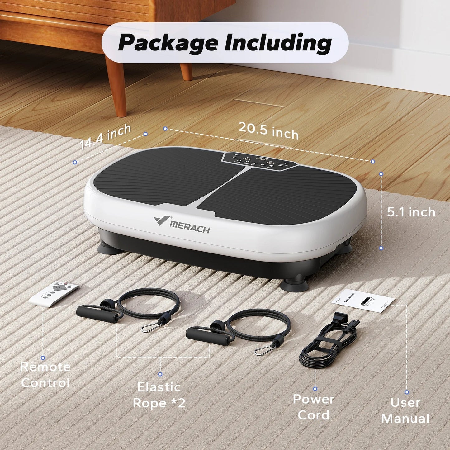 MERACH EMS Vibration Plate Exercise Machine for Lymphatic Drainage Relieve Pain Help Sleep Fat Burning&Weight Loss Exercise Fit - BeeBeeBuys