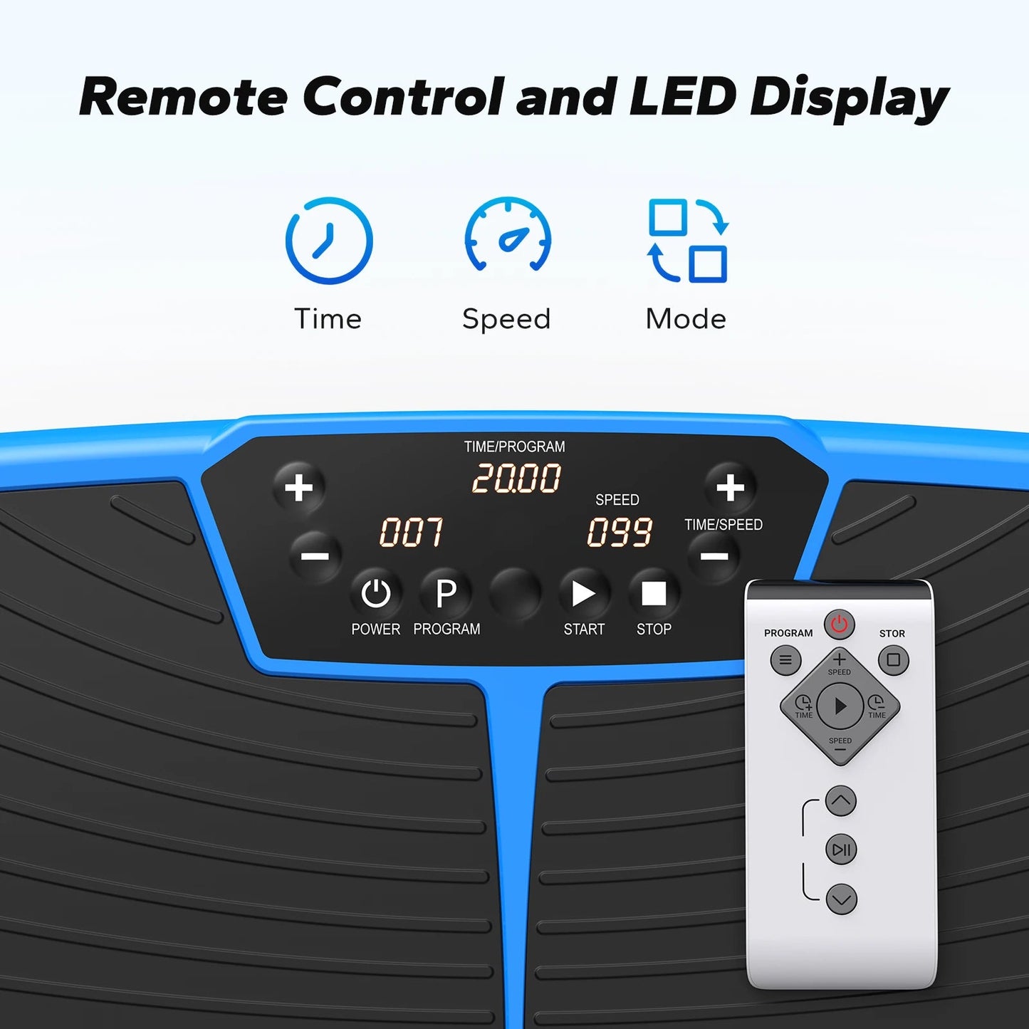 MERACH EMS Vibration Plate Exercise Machine for Lymphatic Drainage Relieve Pain Help Sleep Fat Burning&Weight Loss Exercise Fit - BeeBeeBuys