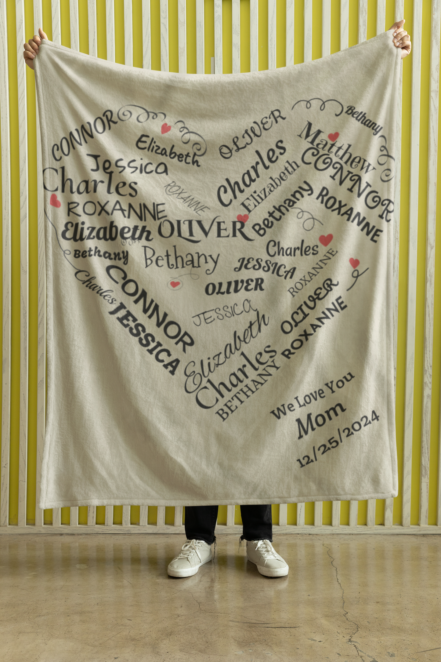 Loving Heart - Personalized Fleece Blanket - 60x80