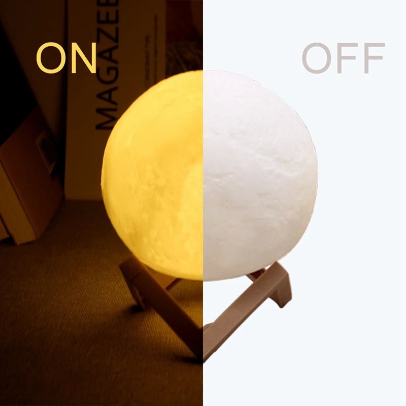 Moon Lamp For Bedroom Decor Night Lights Kids Gift Moon Lamp - BeeBeeBuys