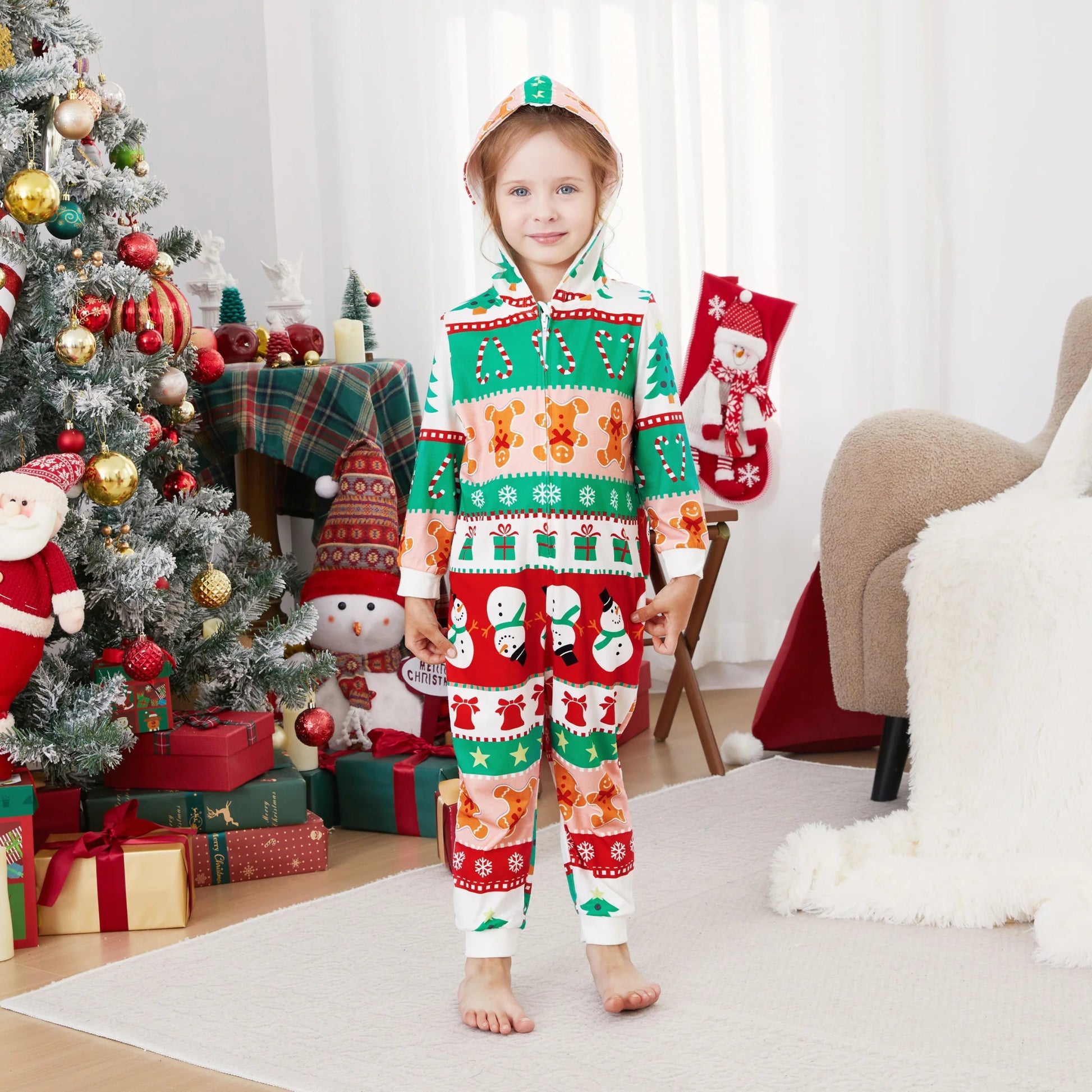 PatPat Christmas Full - Body Pajamas ; Family Matching Pajama Set - BeeBeeBuys