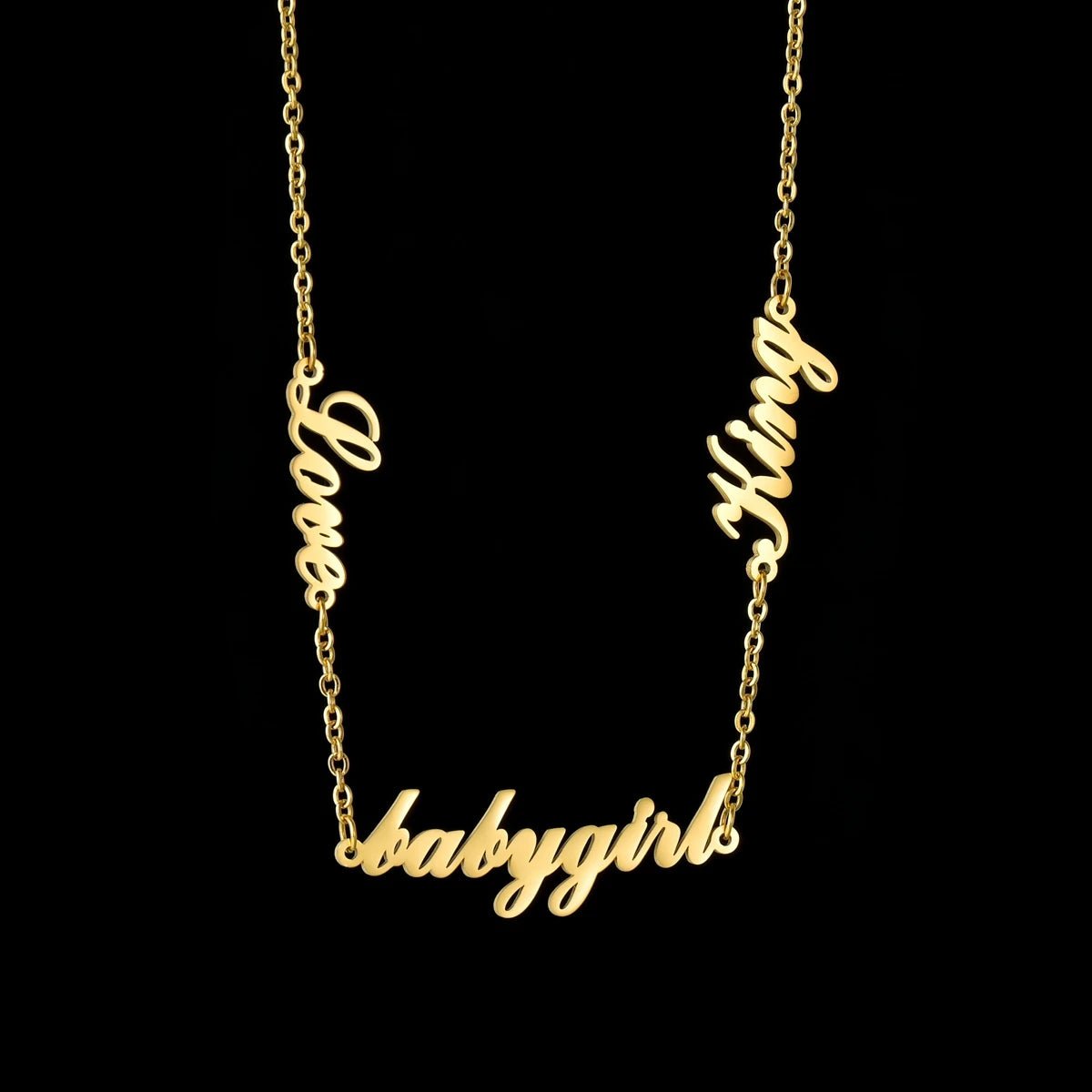 Personalized Custom Names Zircon 2 Layer Waist Chain for Women - BeeBeeBuys