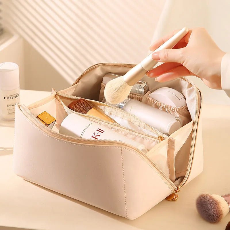 Portable PU Pouch Cosmetic bag Waterproof - BeeBeeBuys